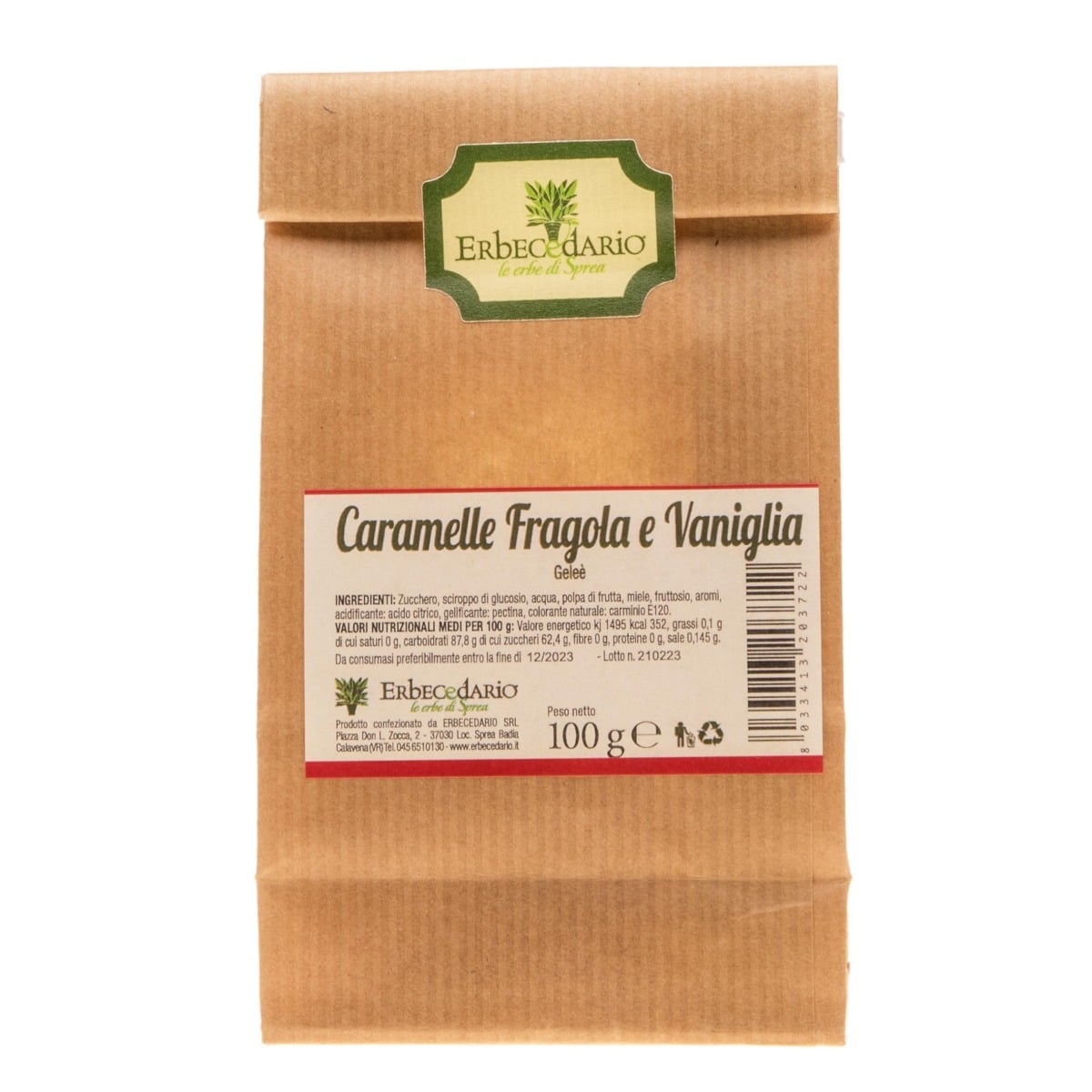 Caramelle Fragola e Vaniglia Gelèe