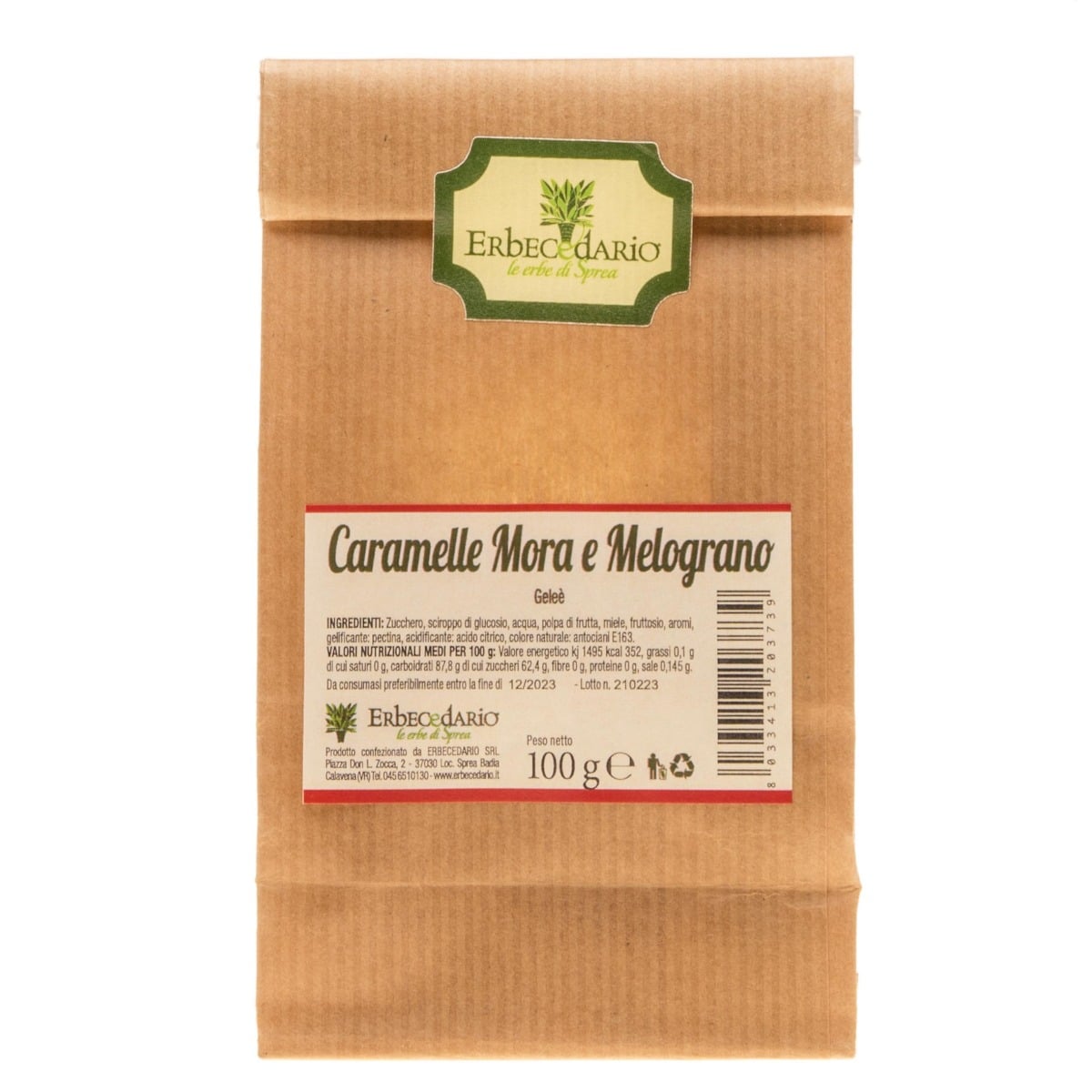 Caramelle Mora e Melograno Gelèe