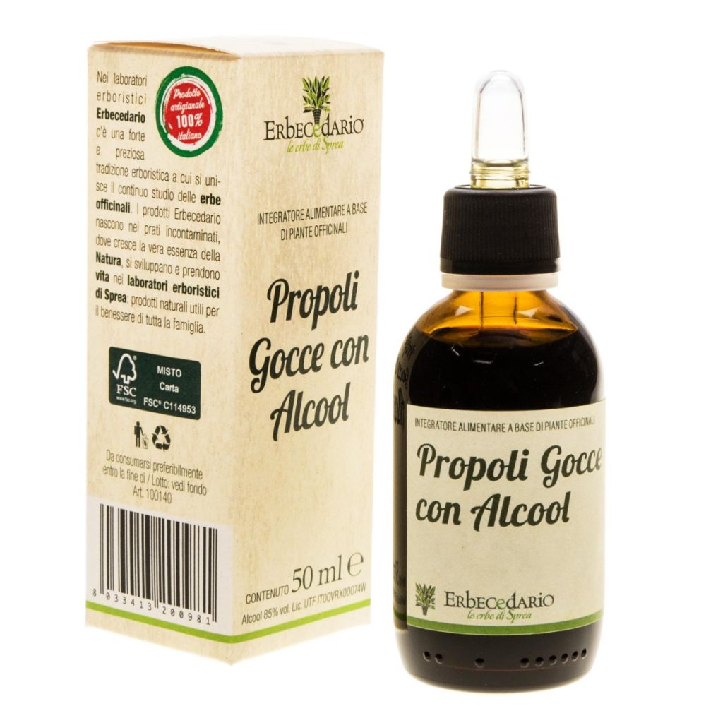 Estratto Idroalcolico Propoli In Gocce Soluzione Alcolica
