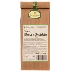 Tisana Menta e Liquirizia Erbecedario, tisana digestiva