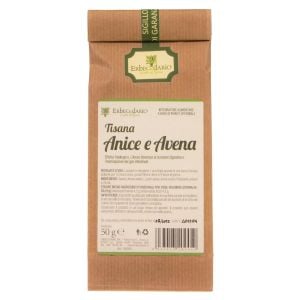 Vendita online tisana digestiva anice e paglia d’avena Erbecedario, utile come rimedio naturale per una buona digestione.