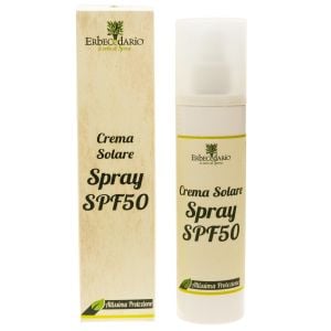 Crema solare spray 50 SPF altissima protezione Erbecedario