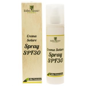 Crema solare spray 30 SPF alta protezione Erbecedario