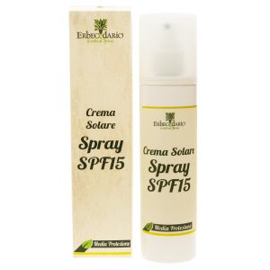 Crema solare 15 SPF protezione media Erbecedario