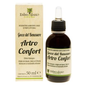 Vendita online integratore per dolori muscolari articolari Gocce del Benessere Artro Confort erboristeria Erbecedario