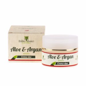 Crema viso naturale Aloe vera e Olio di Argan Erbecedario