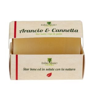 Saponetta Arancia e Cannella Erbecedario, esfoliante naturale