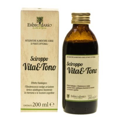 Sciroppo ricostituente naturale Vita & Tono Erbecedario