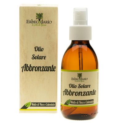 Olio solare abbronzante naturale Erbecedario