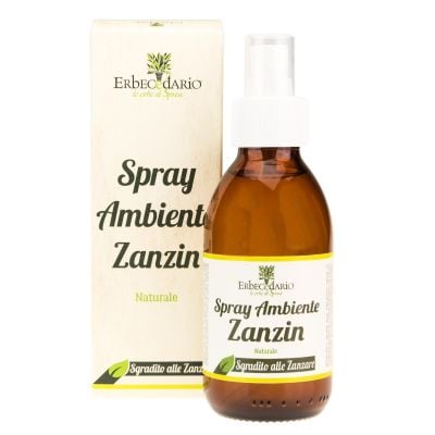 Spray antizanzare naturale per ambienti casa - Spray Ambiente Zanzin Erbecedario