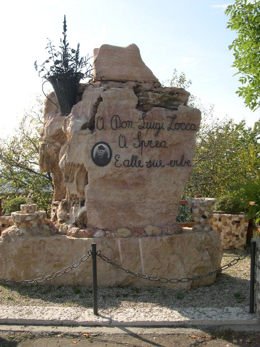 Monumento a Don Luigi Zocca, a Sprea e alle sue erbe
